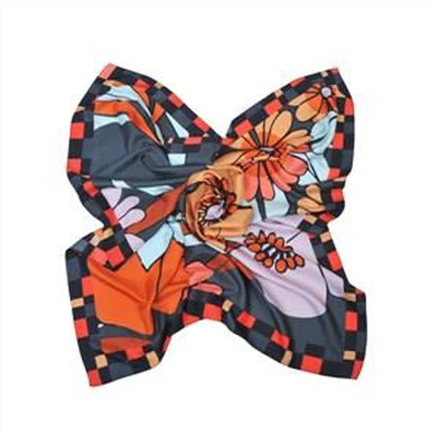 Tudung Poliester Satin Square